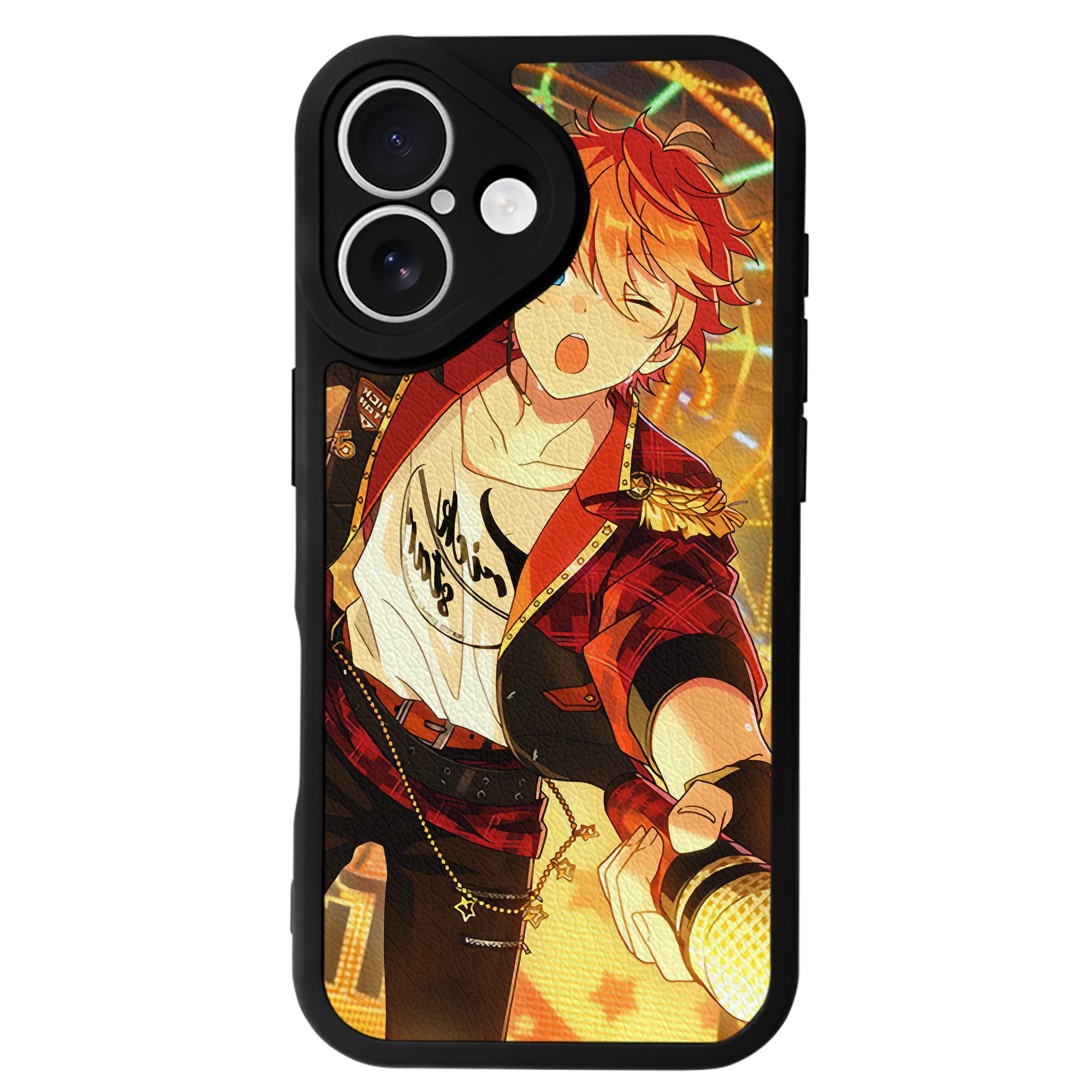 （画像用） あんさんぶるスターズ! Ensemble Stars 【iPhone 16シリーズ対応】シリコンスマホケース（レザー調） 材質：シリコン